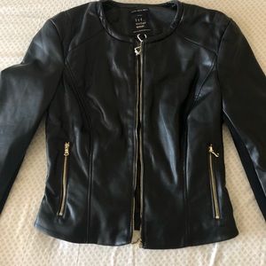 Zara faux leather jacket
